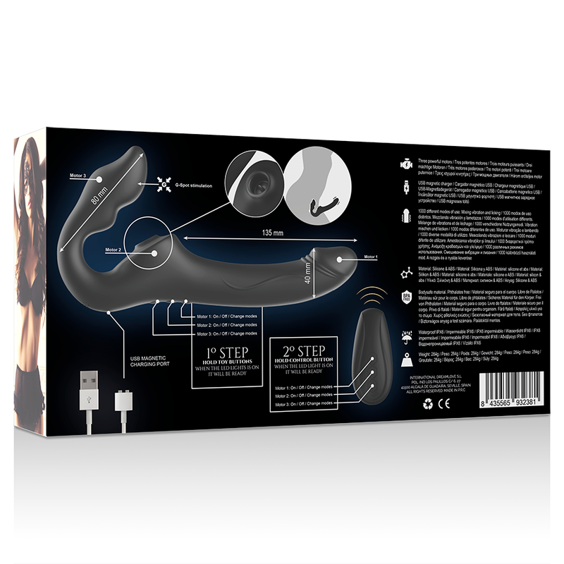 Ibiza Technology Vibrator Strapless cu Telecomandă 3 Motoare 9 img 117940 aa7820df030bd2066803d1c60518d909 1