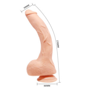 Baile Dildos-Beautiful Jack 26 cm-TPR, Ventuza - imagine 6