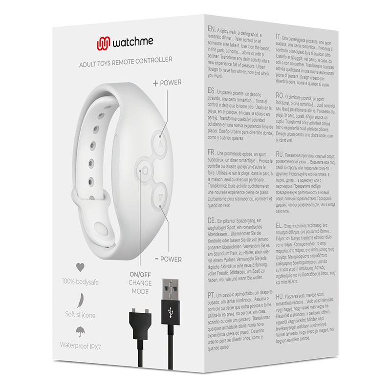 Watchme-Wireless Technology Watch Jet Black-Silicon, Telecomanda 3 Watchme-Wireless Technology Watch Jet Black-Silicon, Telecomanda · Vibratoare (imaginea 3)