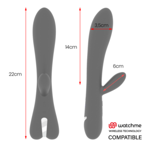Brilly Glam-Erik Vibrator + Watchme Remote Control-Silicon, 10 16 Brilly Glam-Erik Vibrator + Watchme Remote Control-Silicon, 10 - imagine 6