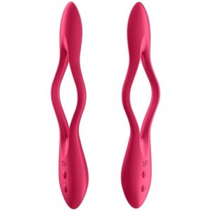 Satisfyer Vibrator-Elastic Joy Multi Vibrator Red-Silicon - imagine 5