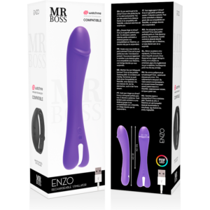 Mr. Boss-Enzo Vibrator + Watchme Telecomandă Wireless-Silicon 20 Mr. Boss-Enzo Vibrator + Watchme Telecomandă Wireless-Silicon - imagine 10