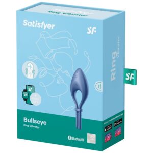 Satisfyer Ring-Bullseye Inel Vibrator cu App, Albastru-Silicon 6 Satisfyer Ring-Bullseye Inel Vibrator cu App, Albastru-Silicon - imagine 3