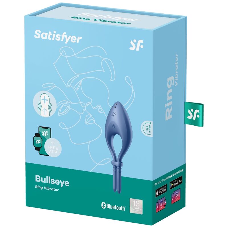 Satisfyer Ring-Bullseye Inel Vibrator cu App, Albastru-Silicon 3 img 119639 319c5a8bb898f74630e8cd0c2e4e5dbf 1