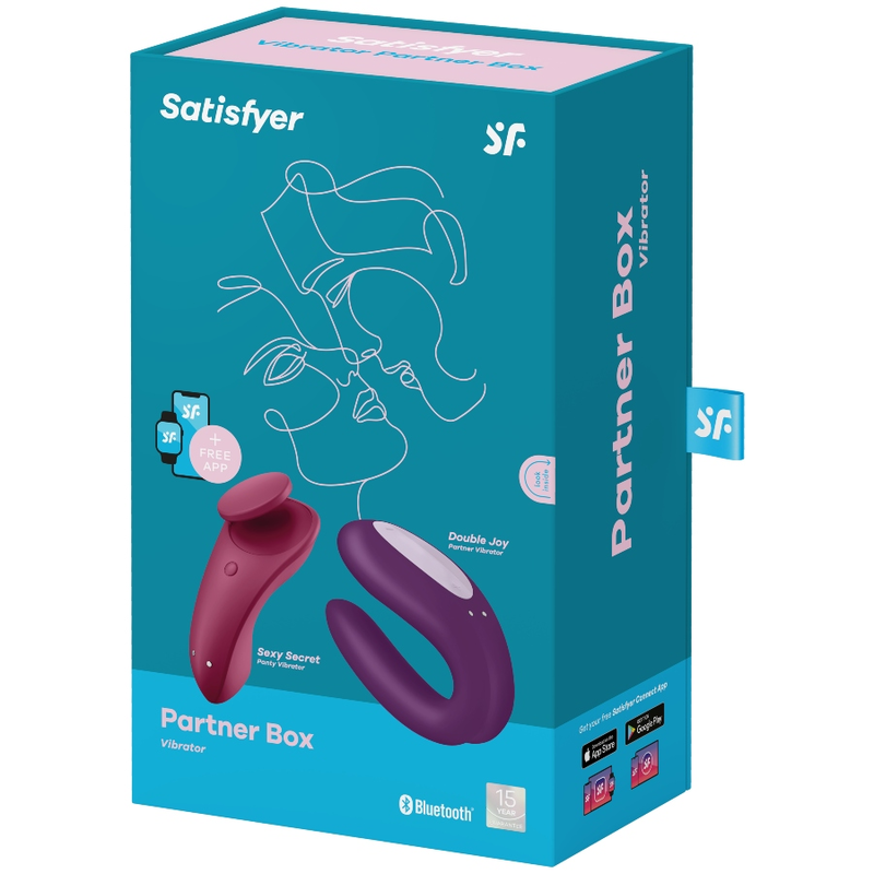 Satisfyer-Partner Box 1 Set pentru Cuplu cu Double Joy și Sexy 8 Satisfyer-Partner Box 1 Set pentru Cuplu cu Double Joy și Sexy (imaginea 8)