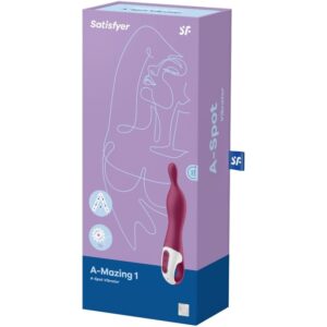 Satisfyer Vibrator-A-mazing 1 A-spot Vibrator Berry-Silicon, 12 - imagine 3
