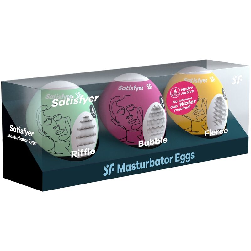 Satisfyer Eggs-3 Ouă Masturbatoare Riffle, Bubble & Fierce-TPE 2 img 119763 baf5ca41a0a3383f0a8b6e42bc787e73 1