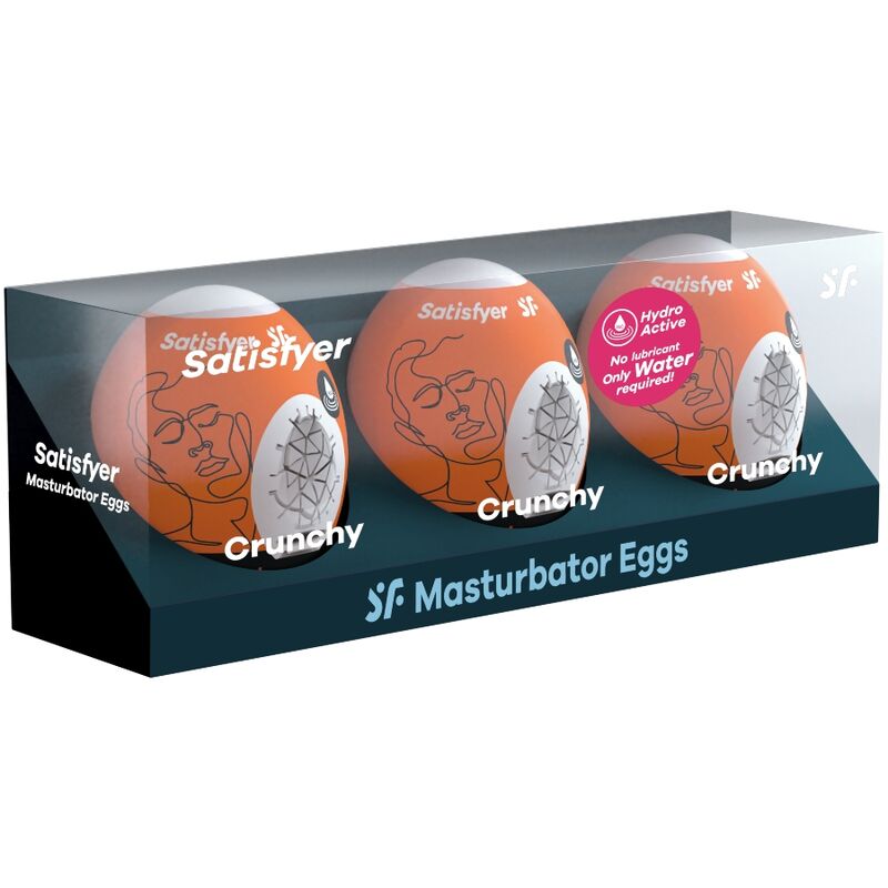 Satisfyer Eggs-3 Ouă Masturbatoare Crunchy-TPE 2 img 119765 c5a94b8dfd159e3d610a72f2722857d1 1