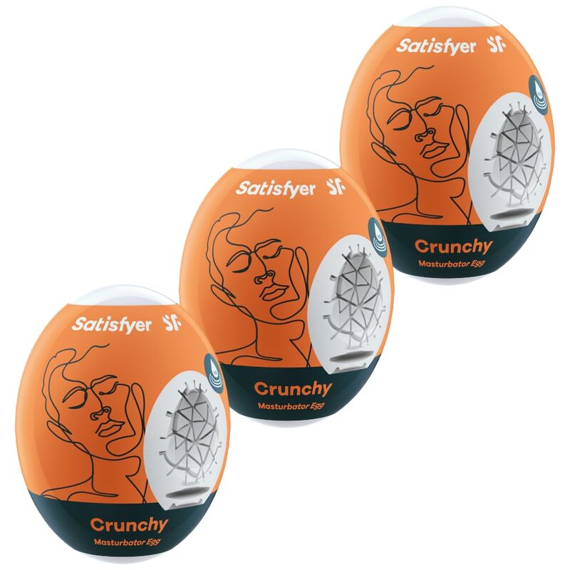 Satisfyer Eggs-3 Ouă Masturbatoare Crunchy-TPE 1 img 119766 c48f84a1f7cc77b8ef8b04f2d55b1191 1