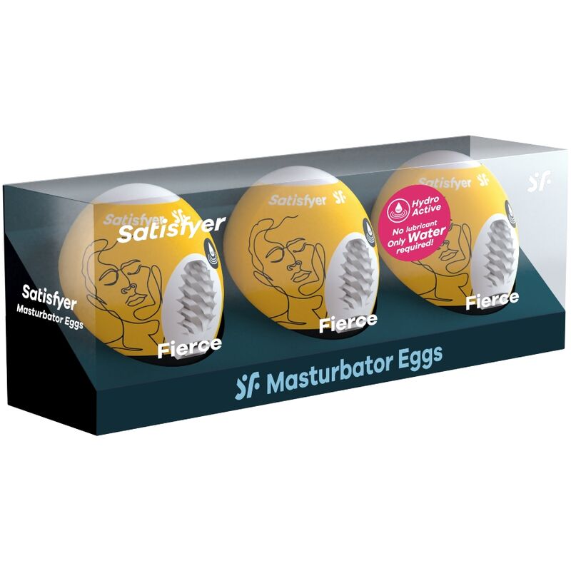 Satisfyer Eggs-Set de 3 Masturbatoare Egg Fierce-TPE 2 Satisfyer Eggs-Set de 3 Masturbatoare Egg Fierce-TPE · Kituri Jucarii (imaginea 2)