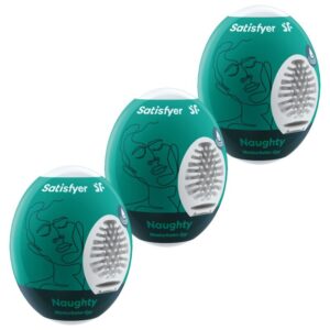 Satisfyer Eggs-3 Ouă Masturbatoare Naughty-TPE · Kituri Jucarii