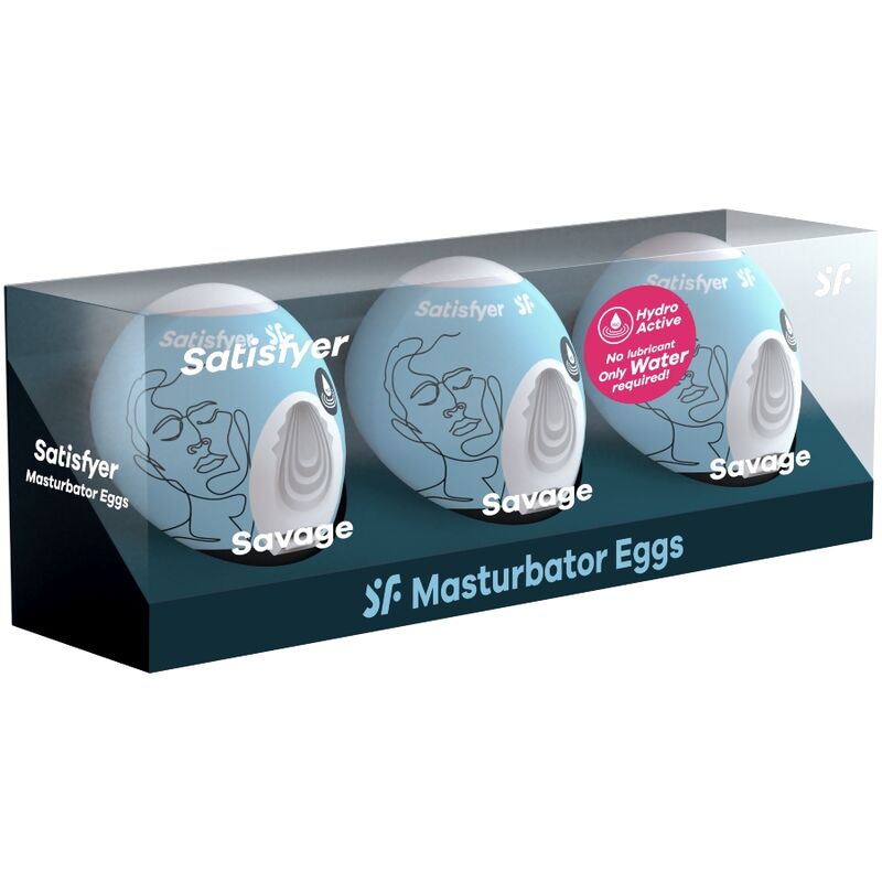 Satisfyer Eggs-3 Ouă Masturbatoare Savage-TPE 2 Satisfyer Eggs-3 Ouă Masturbatoare Savage-TPE · Kituri Jucarii (imaginea 2)
