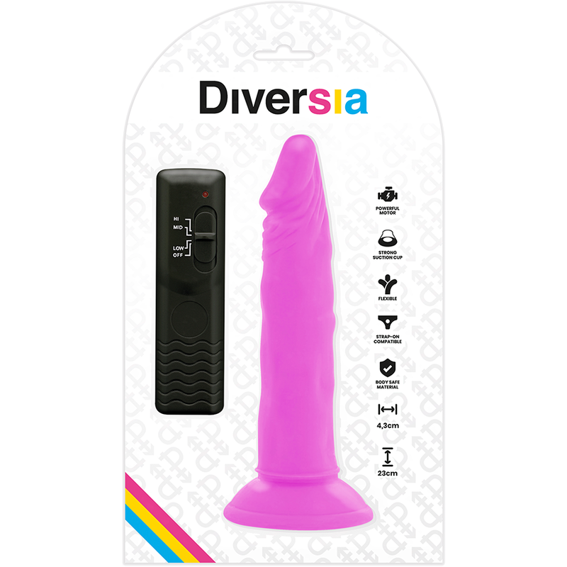 Diversia-Dildo Vibrator Flexibil Mov 23 cm -o- 4.3 cm-TPE 6 img 120189 10cf53e7fdb0cd27ee6b2d633b6dfee2 1