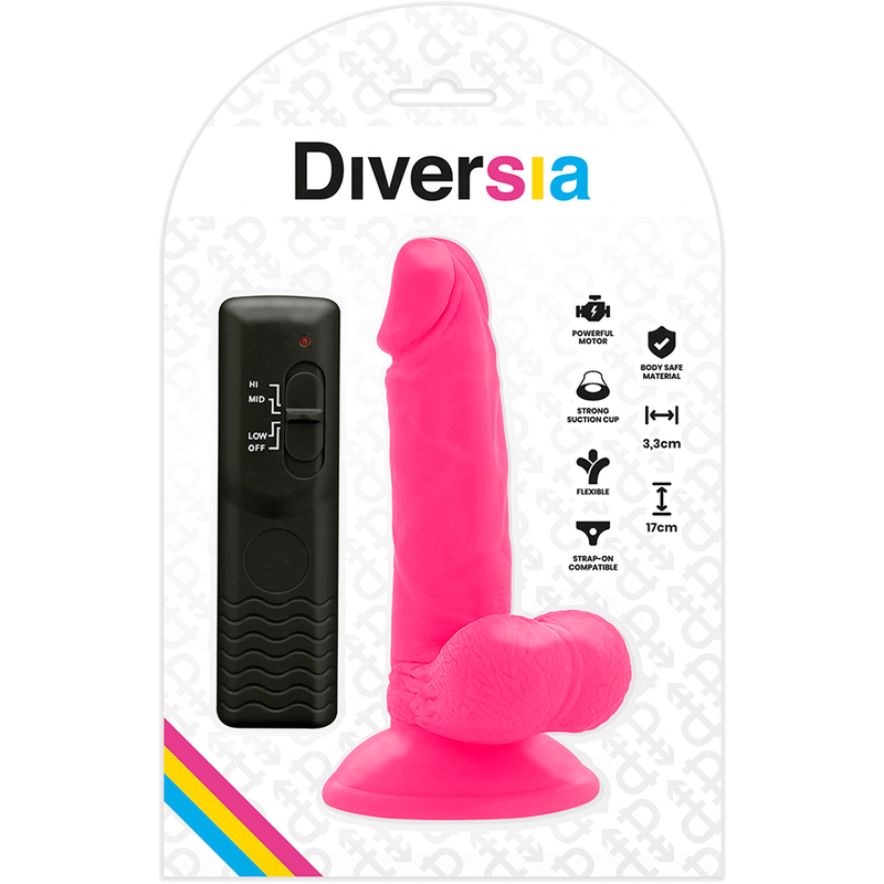 Diversia-Flexible Vibrating Dildo Pink 17 cm -o- 3.3 cm-TPE 6 img 120200 28bfd216c53668dc4665645fa49a9793 1