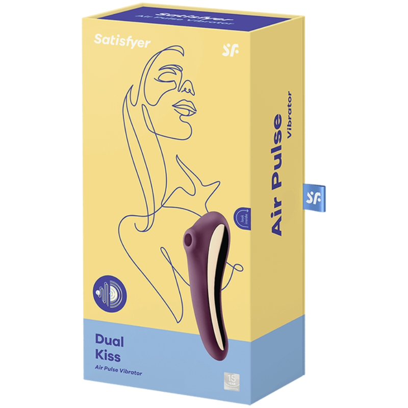 Satisfyer Air Pulse-Dual Kiss Air Pulse Vibrator Wine 2 img 120649 a29135dc88e6850f7a816a07ad6341f4 1