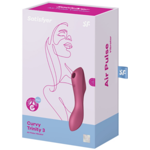 Satisfyer Air Pulse-Curvy Trinity 3 Air-pulse Vibrator - imagine 3
