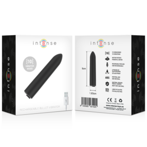 Intense Fun Toys-Bullet Vibrator Reîncărcabil, 10 Moduri-10 Trepte - imagine 3