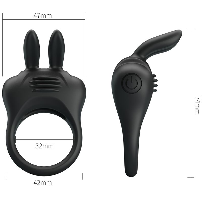 For Him-Davion Rabbit Inel Vibrator pentru Erecție si Stimulator 2 img 121049 5200d43b6a42e3d5002502c3869406b5 1