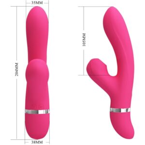 High Tech-Willow Rabbit Vibrator cu Sucțiune-Silicon, 7 Trepte 7 High Tech-Willow Rabbit Vibrator cu Sucțiune-Silicon, 7 Trepte - imagine 3