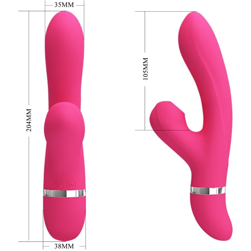 High Tech-Willow Rabbit Vibrator cu Sucțiune-Silicon, 7 Trepte 3 img 121097 0c372cb17e98e2fd18675da5f89edba9 1