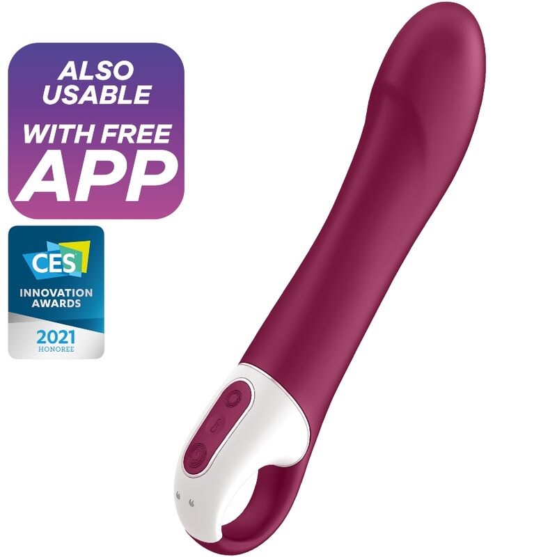 Satisfyer Vibrator-Big Heat Vibrator pentru Punctul G-Silicon 1 img 121677 b02465276be5d5a991d7c7dede0f5fe8 1