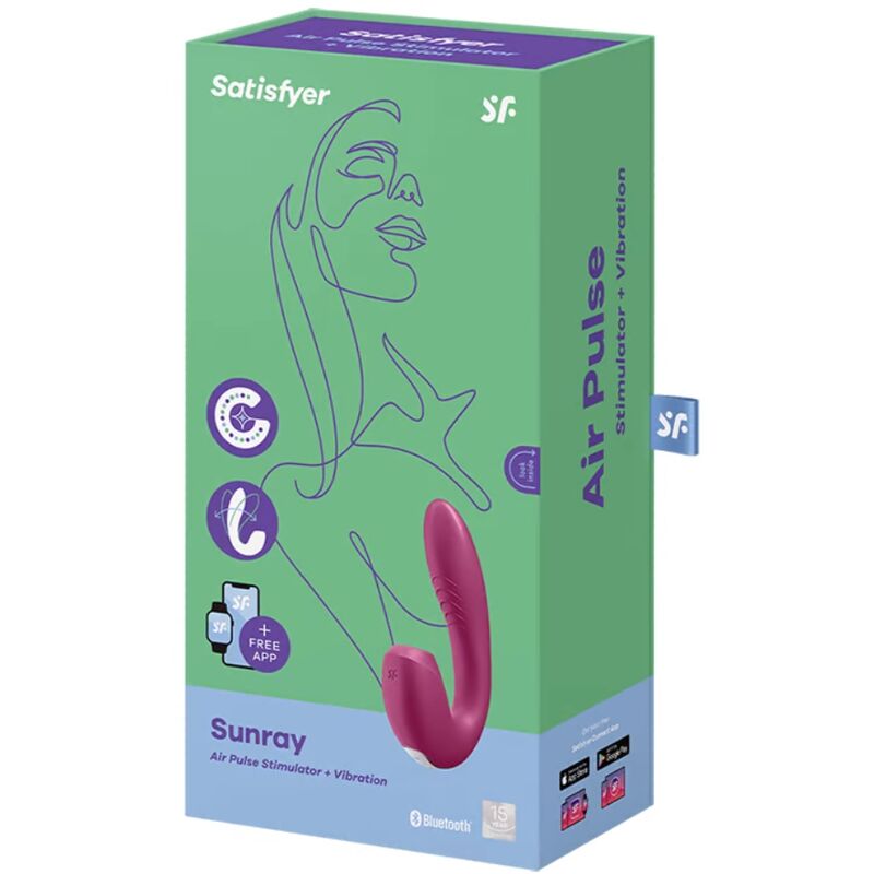 SATISFYER - Sunray Stimulator și Vibrator App Roșu 2 img 121716 931983a514afb1195f0cca3e5f670d1a 1