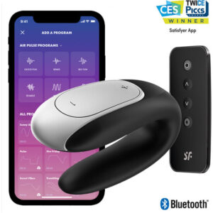 Satisfyer Connect-Double Fun Vibrator pentru Cuplu 10 Satisfyer Connect-Double Fun Vibrator pentru Cuplu - imagine 1