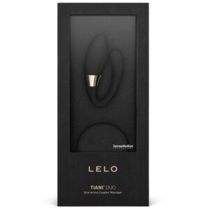 Lelo-Tiani Duo Stimulator pentru Cuplu Negru-Silicon, 7 Trepte 9 Lelo-Tiani Duo Stimulator pentru Cuplu Negru-Silicon, 7 Trepte - imagine 4
