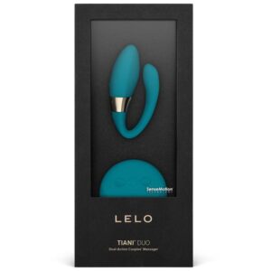 Lelo-Tiani Duo Masajer pentru Cuplu Albastru-Silicon, 7 Trepte 8 Lelo-Tiani Duo Masajer pentru Cuplu Albastru-Silicon, 7 Trepte - imagine 3
