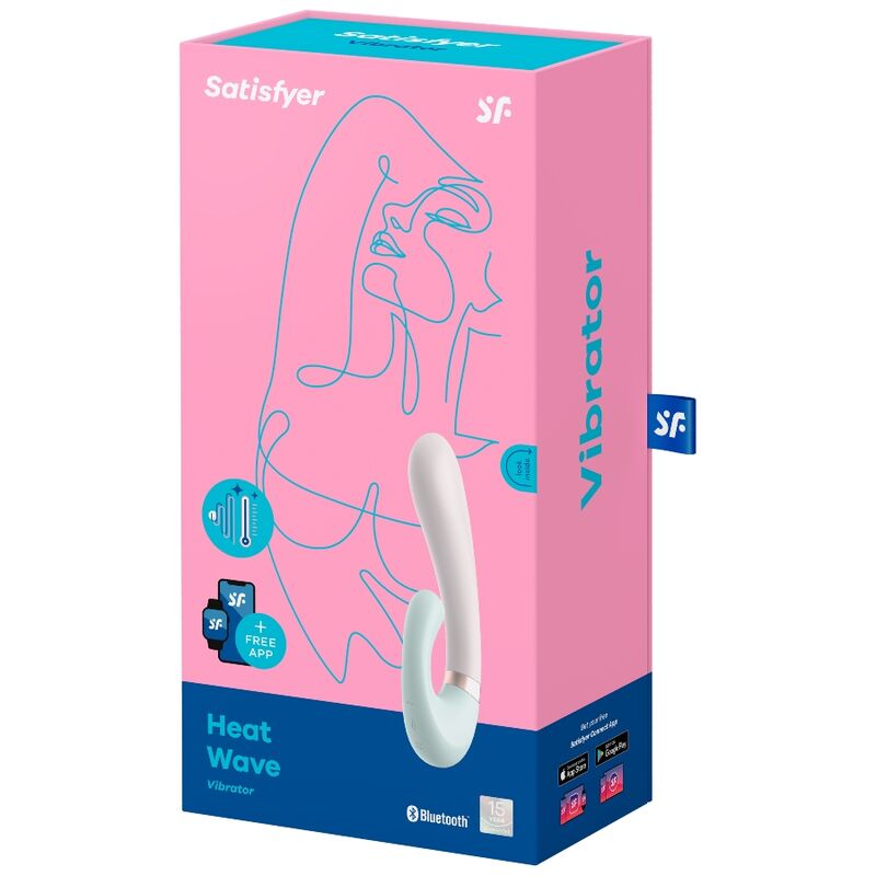 Satisfyer-Heat Wave Vibrator App - White, Alb/Roz-Reincarcabil 3 img 122293 599b2f78baa20af9c8386c5e795c294c 1