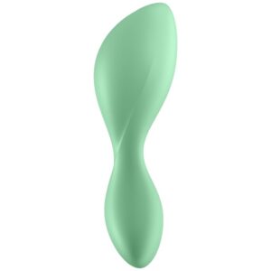SATISFYER - Trendsetter Dop Anal Vibrator Controlat prin Aplicație, Negru/Verde 7 SATISFYER - Trendsetter Dop Anal Vibrator Controlat prin Aplicație, Negru/Verde - imagine 4