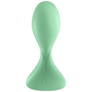 SATISFYER - Trendsetter Dop Anal Vibrator Controlat prin Aplicație, Negru/Verde 6 SATISFYER - Trendsetter Dop Anal Vibrator Controlat prin Aplicație, Negru/Verde - imagine 3