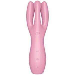 Satisfyer-Threesome 3 Vibrator cu Trei Brațe Silicon 7 Satisfyer-Threesome 3 Vibrator - Mint, Roz/Verde-Silicon, 12 · Vibratoare (imaginea 3)