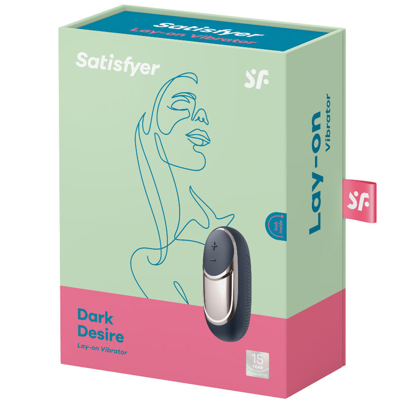 Satisfyer-Dark Desire Lay-on Vibrator-Silicon, 12 Trepte 2 Satisfyer-Dark Desire Lay-on Vibrator-Silicon, 12 Trepte (imaginea 2)