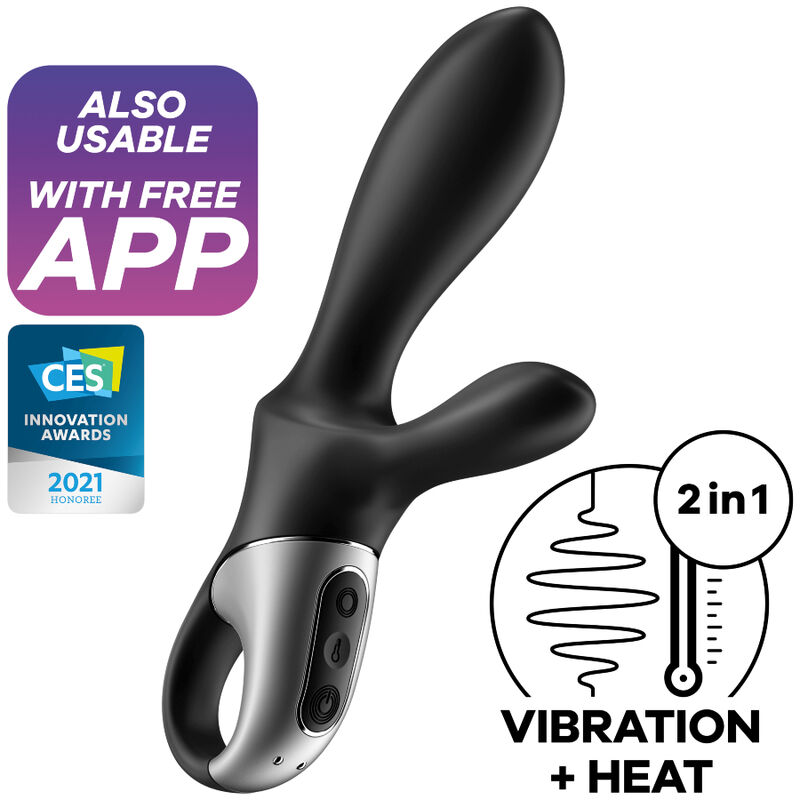Satisfyer Connect-Heat Climax+ Vibrator Anal cu App, Negru 1 img 122446 d40dea09f5839c75470c6d023473e69d 1