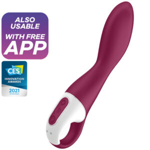 Satisfyer Vibrator-Heated Thrill G-spot Vibrator-Silicon, 12 - imagine 1