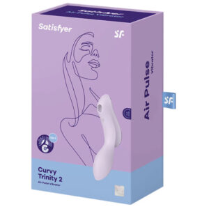 Satisfyer Curvy Trinity 2 Air Pulse Vibrator - imagine 2
