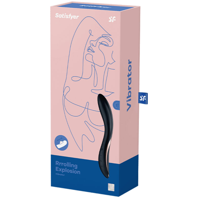 Satisfyer Vibrator-Rrrolling Explosion Vibrator G-spot-Silicon · Vibratoare (imaginea 3)