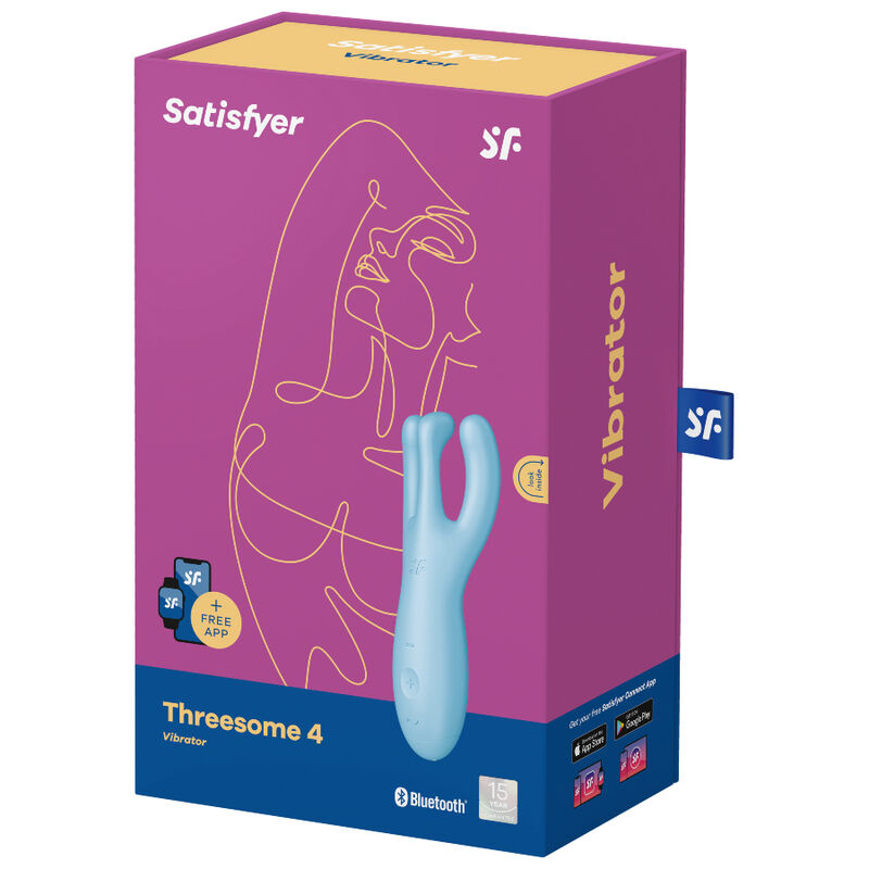 Satisfyer-Threesome 4 Vibrator App - Blue, Albastru/Roz-Silicon 2 img 123162 24904b0c9dfaef97b5a53244a61481be 1