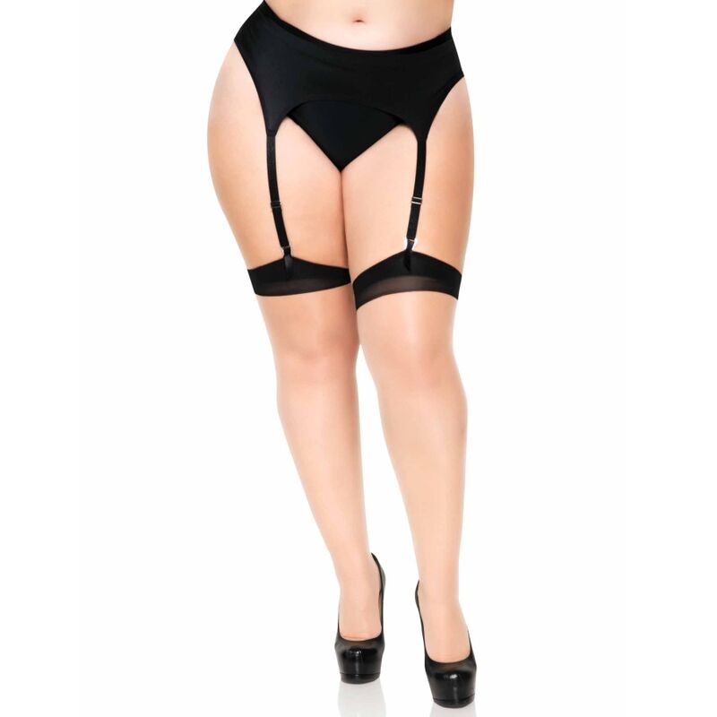 Leg Avenue Hosiery-Plus Jambiere Lycra Semitransparente Bicolore 1 img 123552 ba2cb815a6934fa88459599cadac9829 1