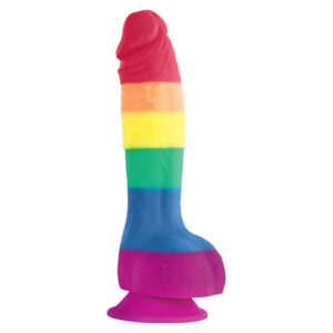 Pride-Dildo Steag Lgbt 15 cm-Silicon, Ventuza 4 Pride-Dildo Steag Lgbt 15 cm-Silicon, Ventuza - imagine 1