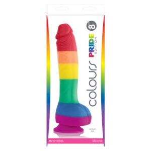 Pride-Dildo Steag Lgbt 19 cm-Silicon, Ventuza - imagine 3
