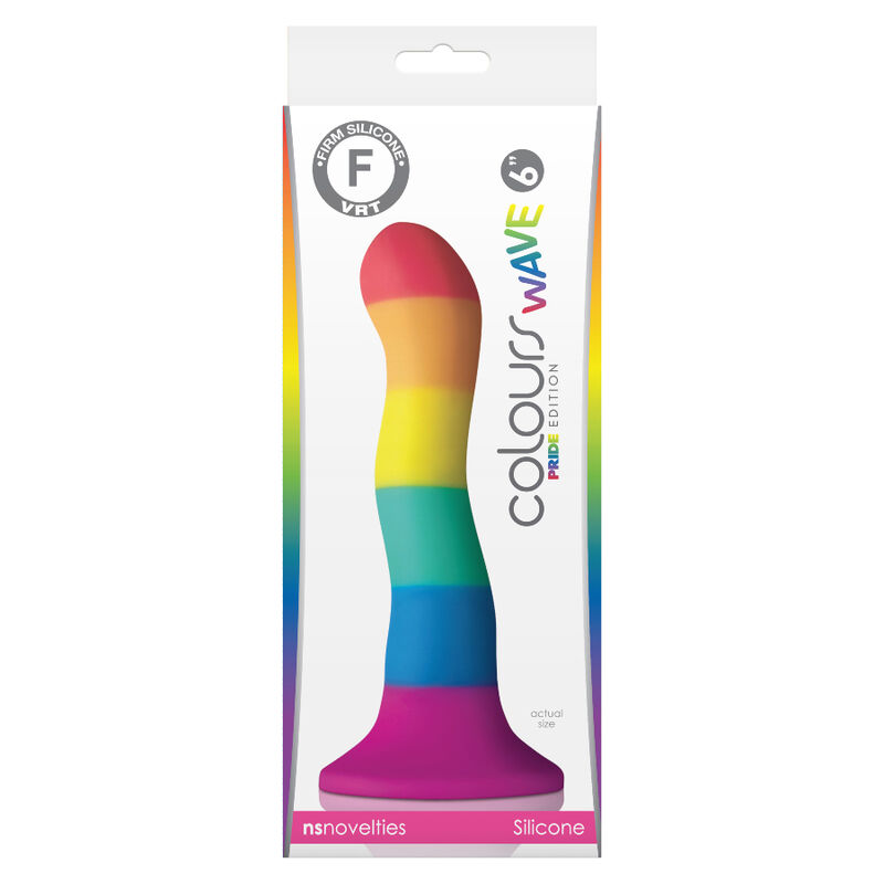 Pride-Lgbt Flag Dildo Wave 17 cm-Silicon, Ventuza 2 img 124144 95a4824f71ac70ac49e65c349651bc4e 1