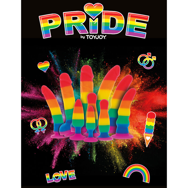 Pride-Lgbt Flag Dildo Wave 17 cm-Silicon, Ventuza 3 img 124150 858dc377e2ffb930c2c58ada48e4c313 1