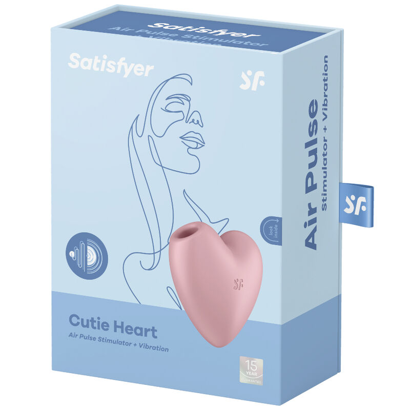 Satisfyer-Cutie Heart Air Pulse Stimulator & Vibrator - Pink 2 img 124222 ba284a356f8454792d1adf8f8e81ac16 1