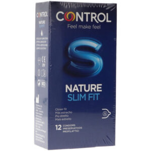 Control Condoms-Nature Slim Fit 12 Bucăți-Latex 2 Control Condoms-Nature Slim Fit 12 Bucăți-Latex - imagine 1