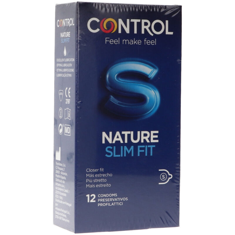 Control Condoms-Nature Slim Fit 12 Bucăți-Latex 1 img 124227 11d97a6d07f9e56e260e7d8935a8bb67 1