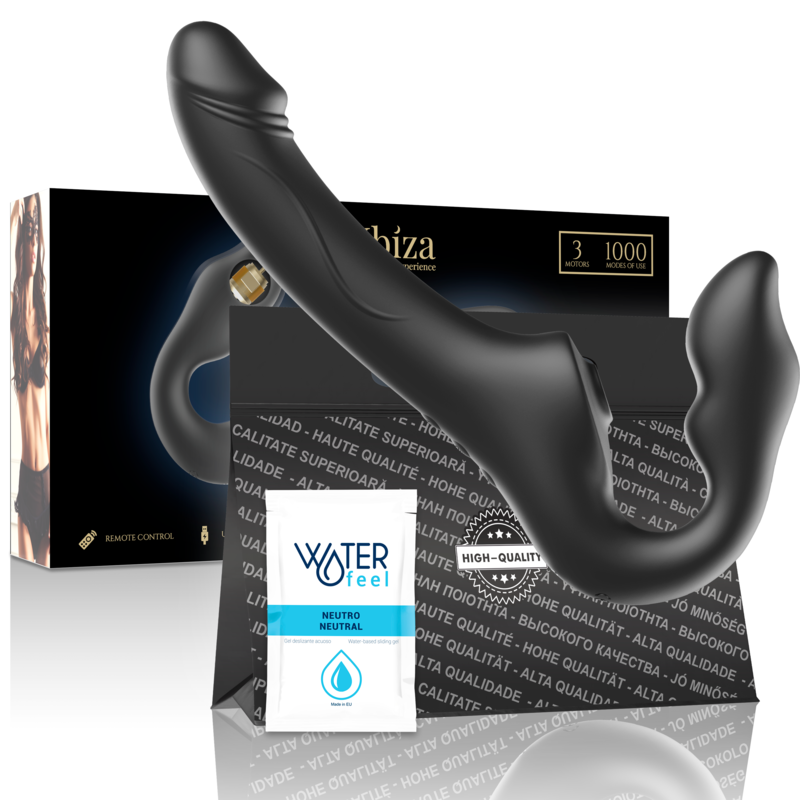 Ibiza Technology Vibrator Strapless cu Telecomandă 3 Motoare 1 img 124447 c824f951196cab9532b50c86c926a637 1
