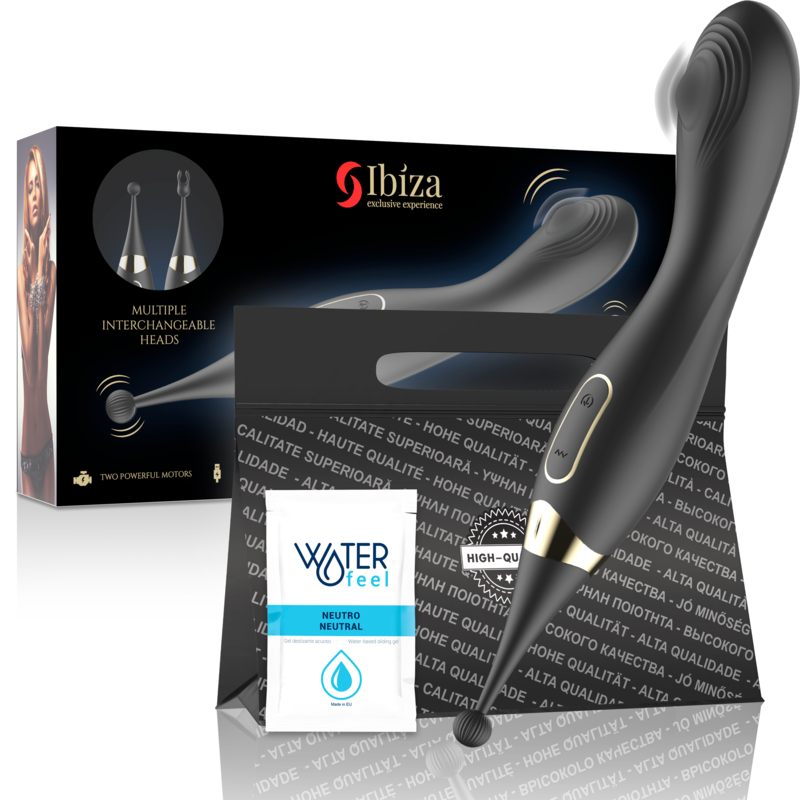 Ibiza Technology Stimulator Clitoral Interchangeabil și Vibrator 1 Ibiza Technology Stimulator Clitoral Interchangeabil și Vibrator · Vibratoare