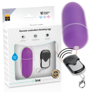 Online-Ou Vibrant L cu Control de la Distanță, Violet-ABS, 10 - imagine 4